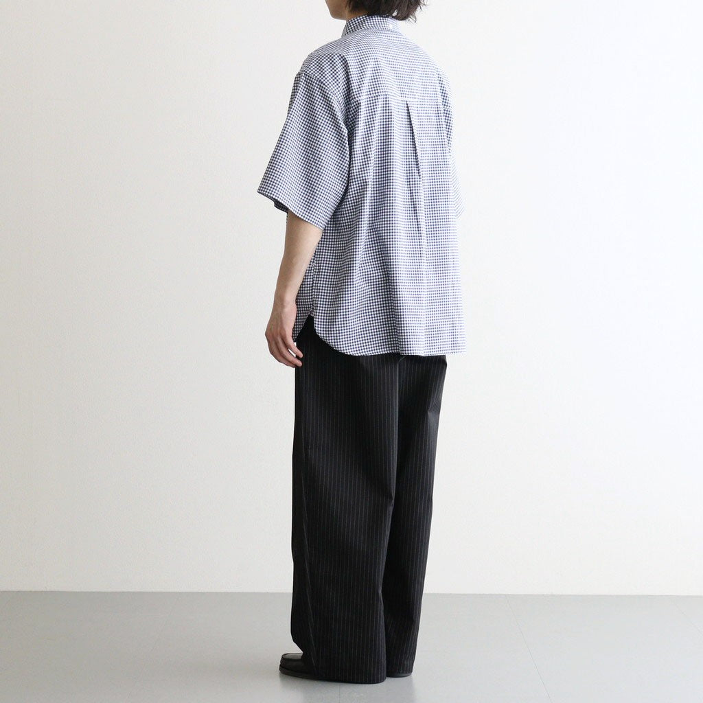 CORPORATE WIDE EASY PANTS #BLACK STRIPE [FSC262-40014B]