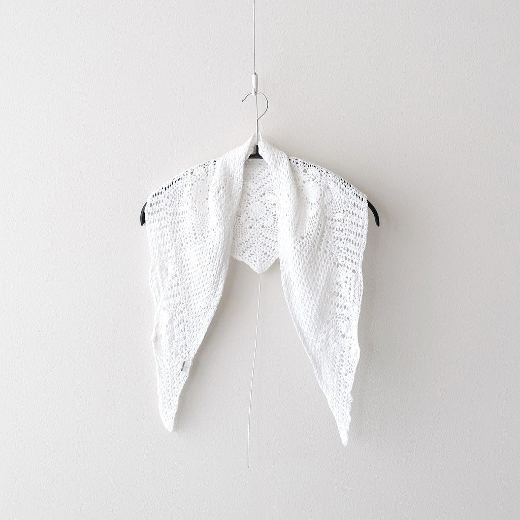 Crochet Lace Scarf #ECRU [12611014]