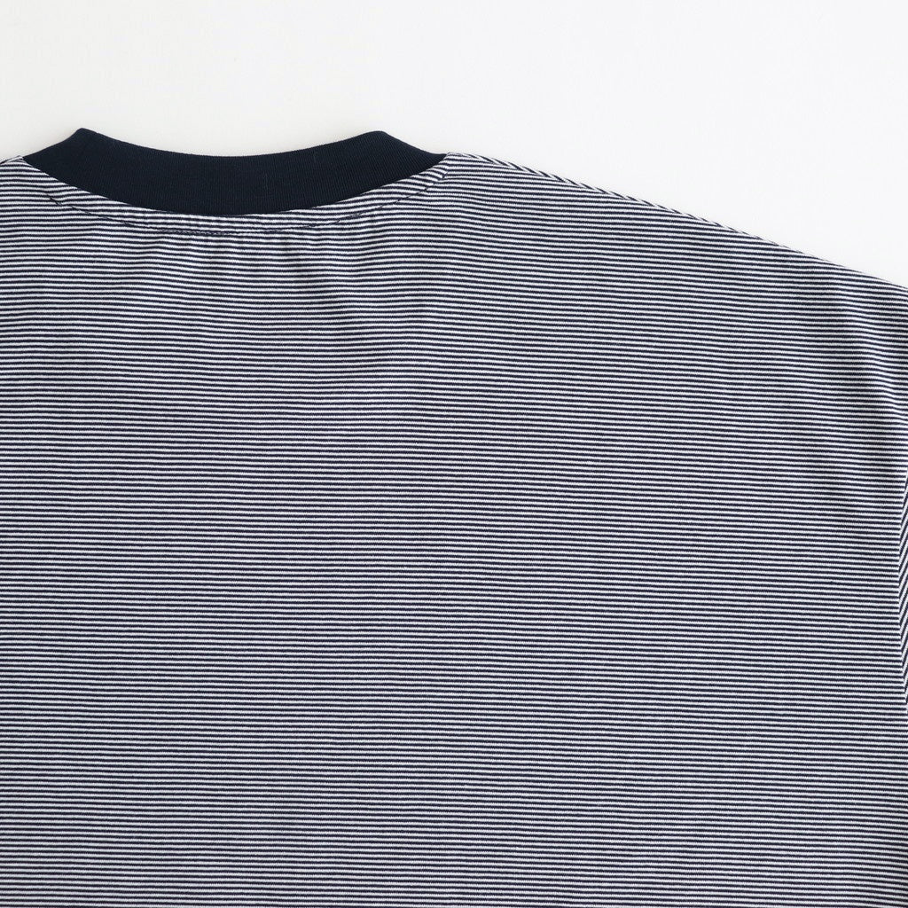 MICRO BORDER S/S TEE #WHITE×NAVY [FSC251-70115]