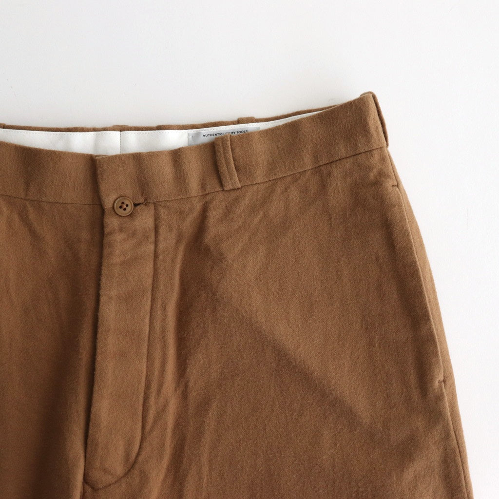 CHINO CLOTH PANTS WIDE #l.brown 起毛 [14653]