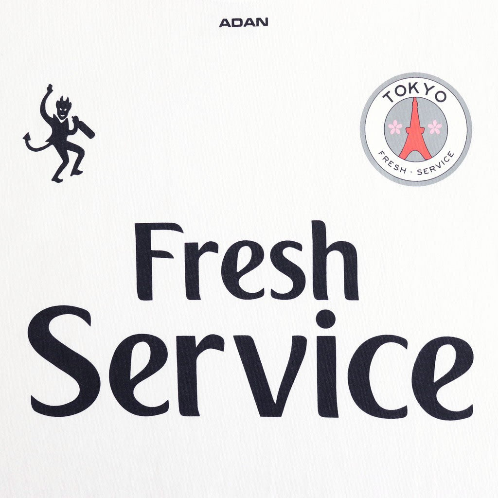 CORPORATE PRINTED S/S TEE ”FOOTBALL” #WHITE [FSC251-70185]