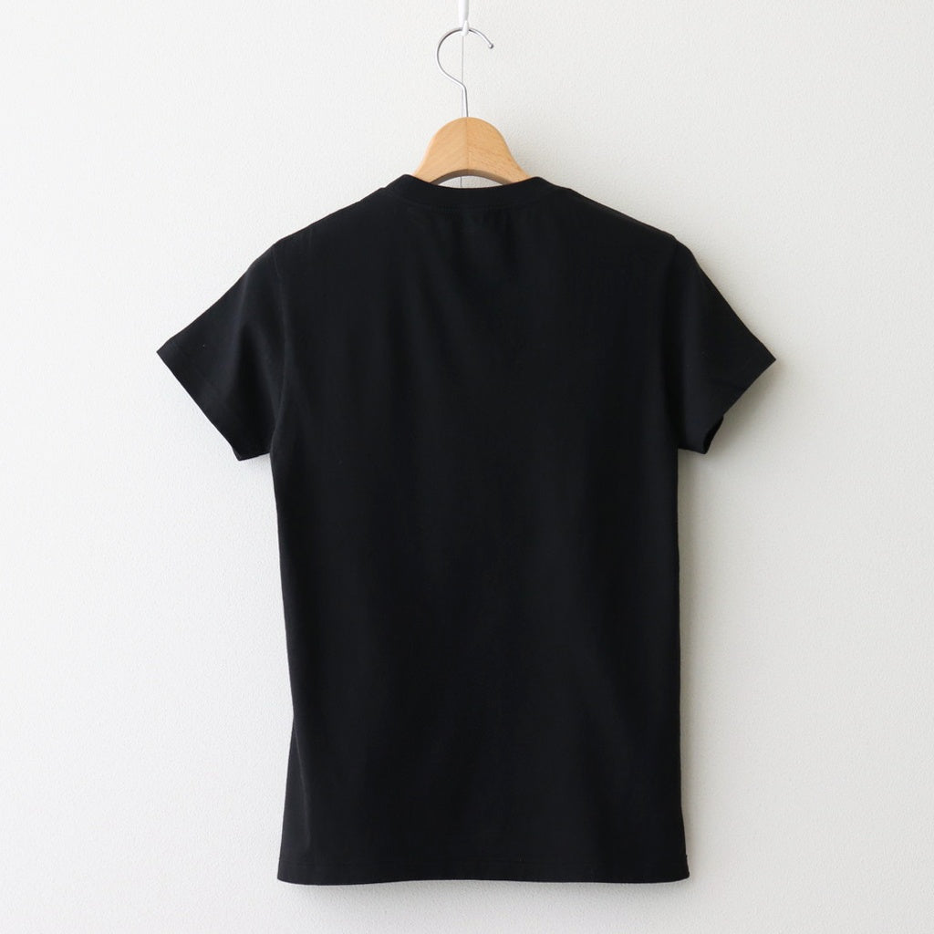 SEAMLESS CREW NECK TEE #BLACK [A00T04ST]