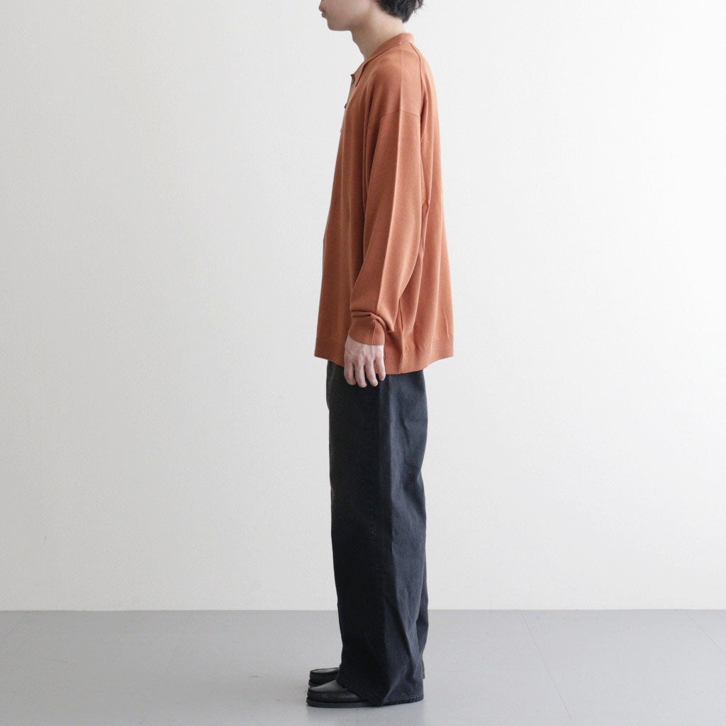 L/S Polo #BROWN [2601-013]