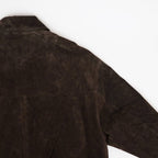 Suede Zip Blouson #D/BRN [12620204]