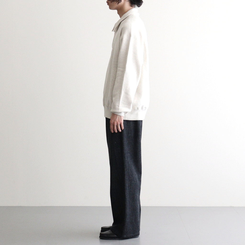 Half-Snap Sweatshirt #Heather Gray [OFH011PO61]