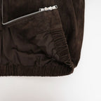 Suede Zip Blouson #D/BRN [12620204]
