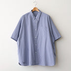 DRY OXFORD CORPORATE S/S B.D SHIRT #NAVY PLAID [FSC262-50043B]