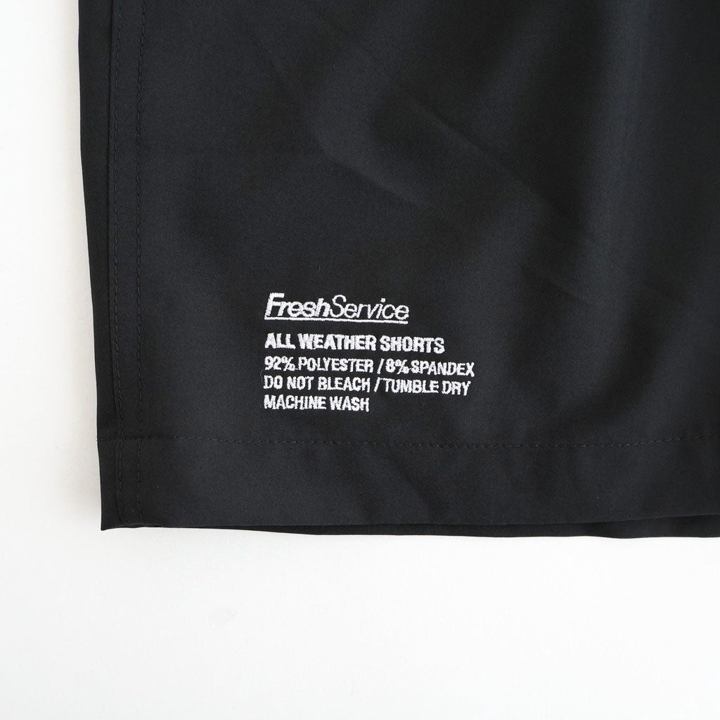 ALL WEATHER SHORTS #BLACK [FSP261-90246B]