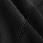 シルケット裏毛 カーディガン #BLACK [HN-T001-051]