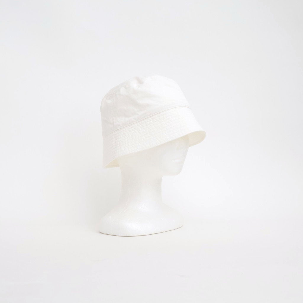 GARMENT-DYED FINX CHINO BUCKET HAT MADE BY KIJIMA TAKAYUKI #WHITE [A26SC01KT]