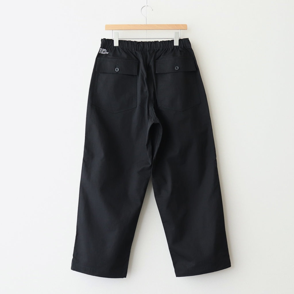 UTILITY BAKER PANTS #BLACK [FSC251-40139]