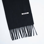 BABY CASHMERE LONG STOLE #TOP BLACK [A26AM13BC]
