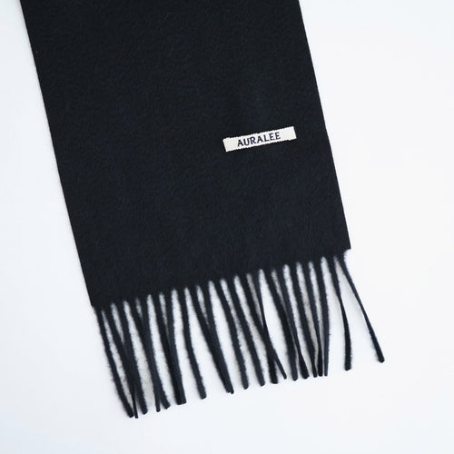 BABY CASHMERE LONG STOLE #TOP BLACK [A26AM13BC]