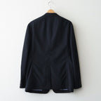ウールポプリン 2ボタンジャケット #BLACK [HQ-J101-051]