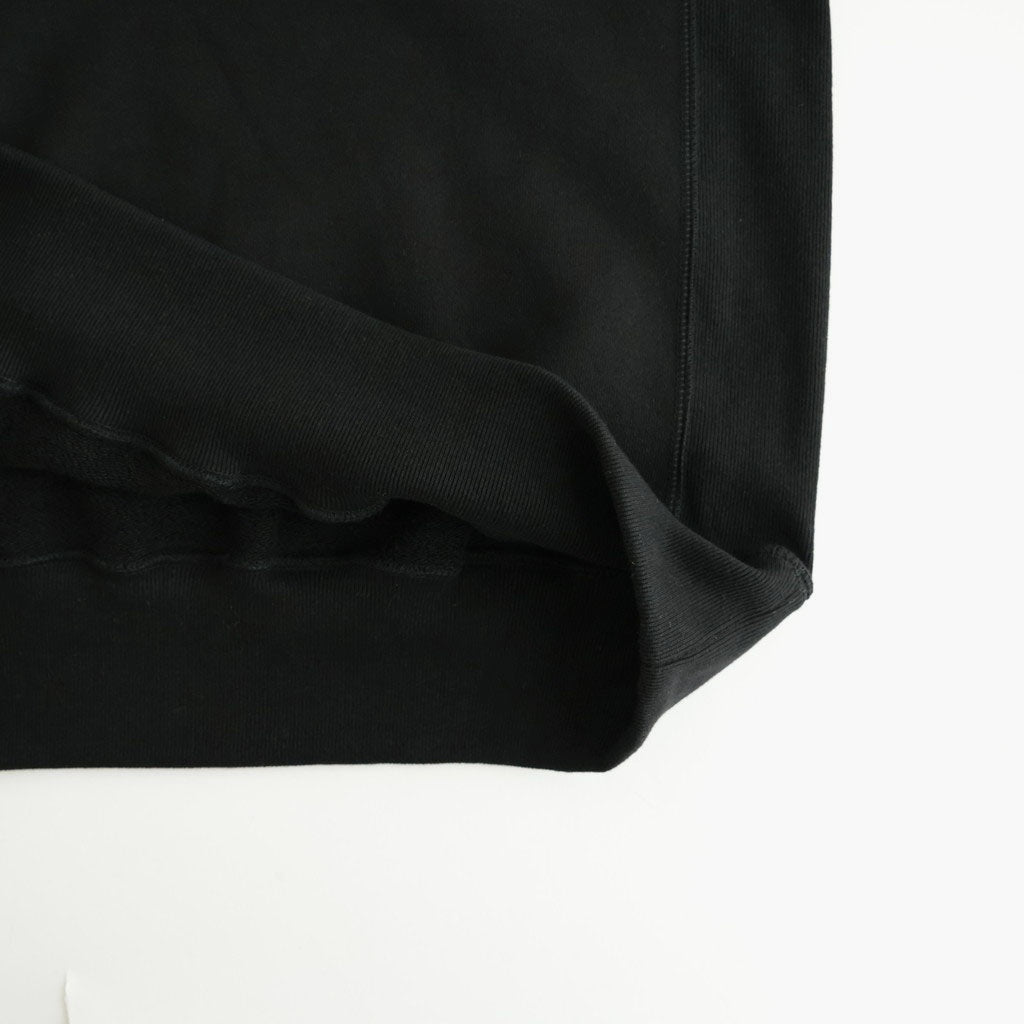 Half-Snap Sweatshirt #Black [OFH011PO61]