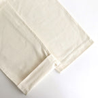 WASHED FINX CHINO ONE-TUCK PANTS #IVORY WHITE [A25SP02FC]