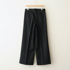 3pleated Wide-leg Trousers #BLACK [YK25FW01051P]