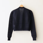 KID MOHAIR SHEER KNIT CARDIGAN #NAVY [A25SC04FG]