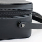 LEATHER SHOULDER BAG MADE BY AETA #BLACK [A25AB03AE]