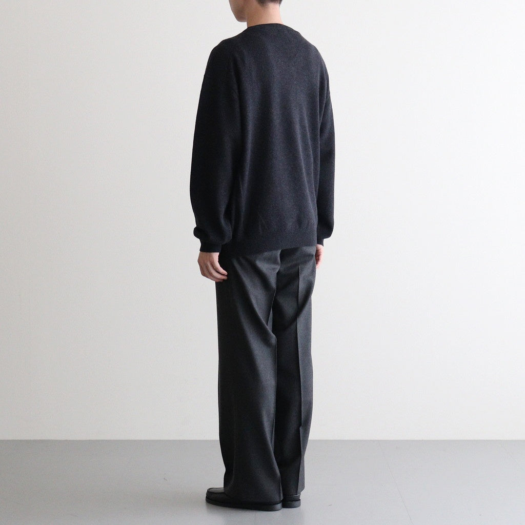 V Neck P/O #CHARCOAL [2503-005]