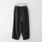 縮絨ウールタックワイドPT #CHARCOAL GRAY [D225-P303]