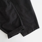 縮絨ウールタックワイドPT #DARK BROWN [D225-P303]