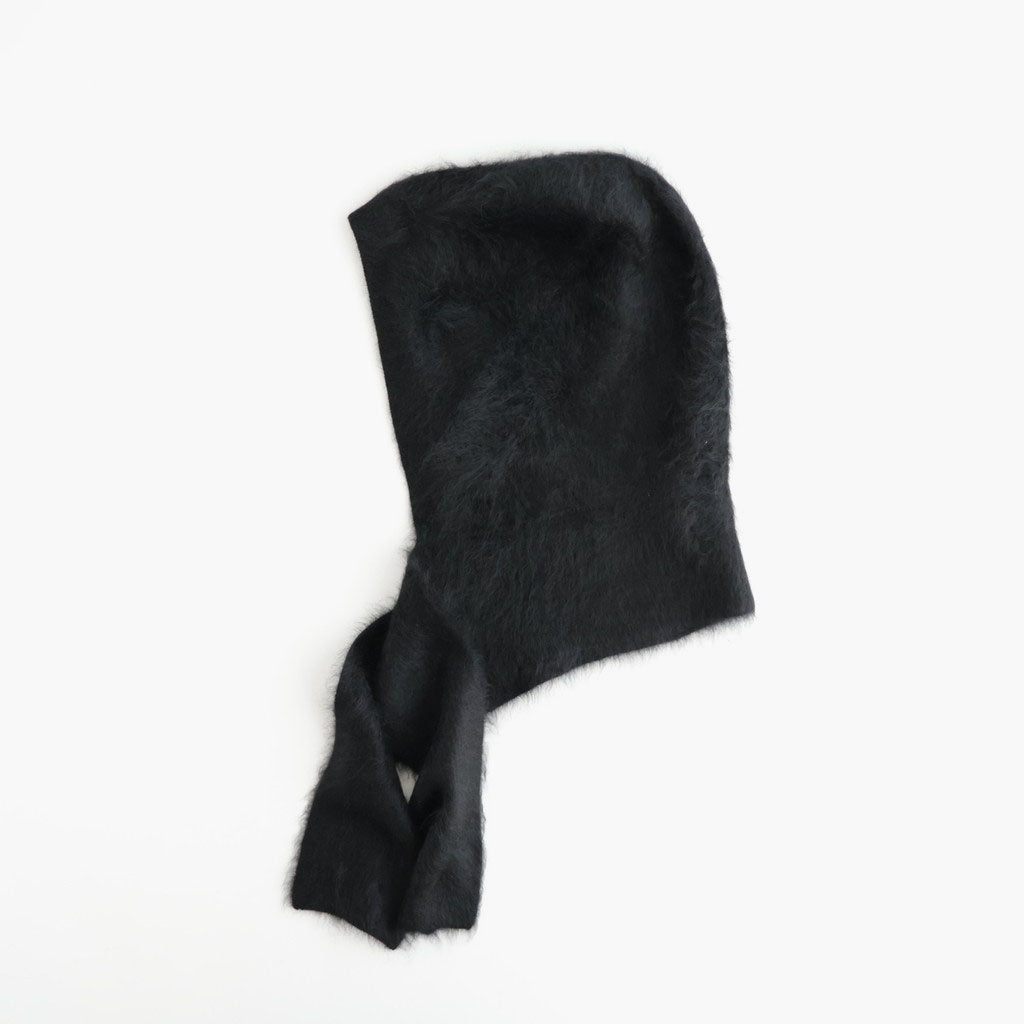 CASHMERE SHAGGY BALACLAVA #BLACK [ST.1633]