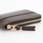 L字型ZIP財布 - TRIPLE STITCH #Brown [8Z-S310-051]