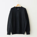 WOOL/ALPACA KNIT CREW NECK LS #BLACK [ST.1294]