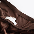 Velour Slit Leggings #BRN [12520707]