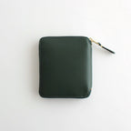 二つ折りZIP財布 - CLASSIC LEATHER LINE #BOTTLE GREEN [8Z-D002-051]