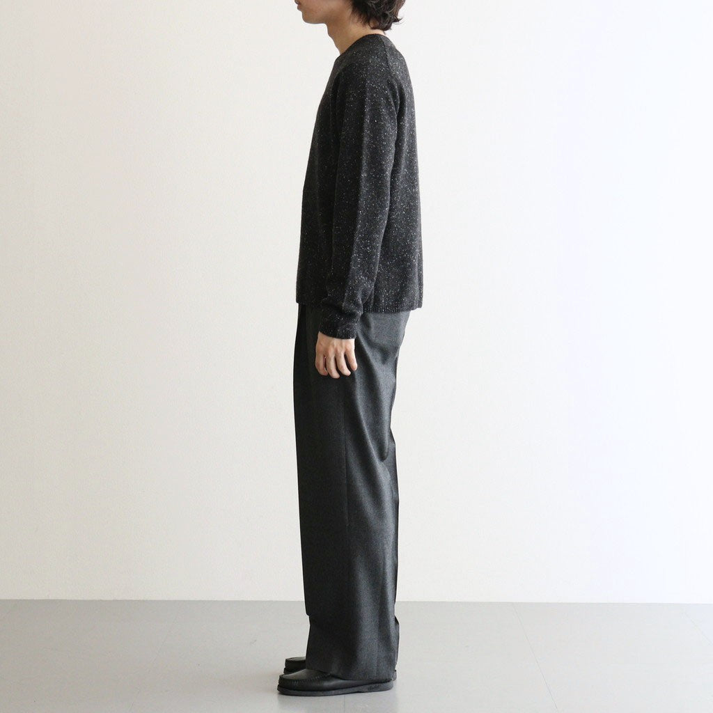CASHMERE NEP KNIT P/O #MIX BLACK [A26AP01NE]