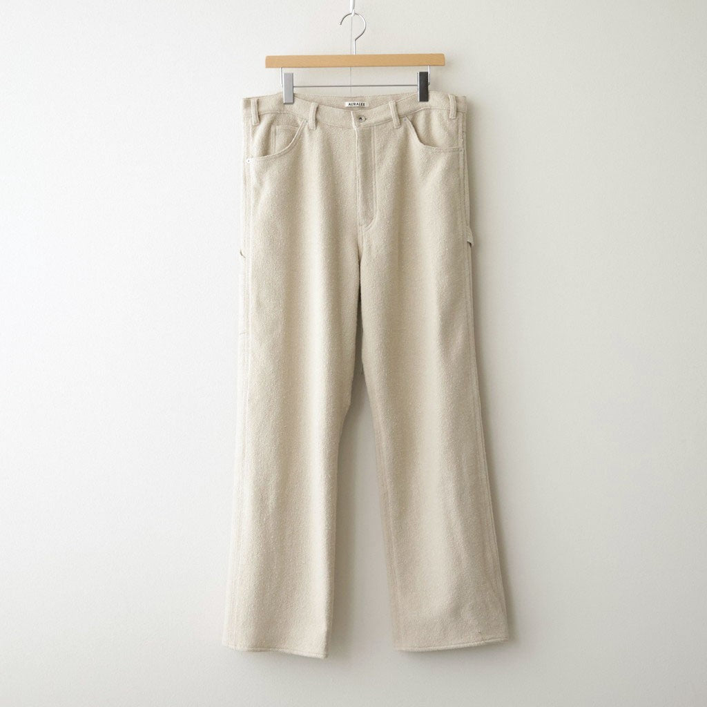 HOMESPUN TWEED PAINTER PANTS #IVORY BEIGE [A26AP03HT]