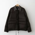 BABY CAMEL FLANNEL DOWN BLOUSON #DARK BROWN [A25AB02BF]