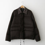 BABY CAMEL FLANNEL DOWN BLOUSON #DARK BROWN [A25AB02BF]