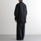 綿ウェザー 製品洗シャツジャケット #BLACK [HP-B024-051]