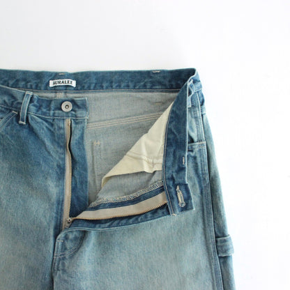 SELVEDGE FADED HEAVY DENIM PAINTER PANTS #FADED INDIGO [A24AP01DH]