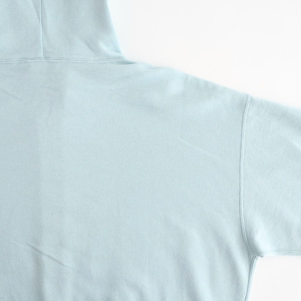 HIGH TWIST LIGHT SWEAT ZIP PARKA #PALE BLUE [A26SP01MU]