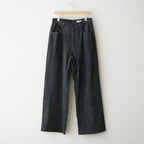 SUMI/INDIGO CORDUROY ASHLEY PANTS #BLACK [N0059]