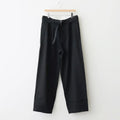 Selvage Denim Belted Pants #BLACK_WASHED [GU261-40064RB]