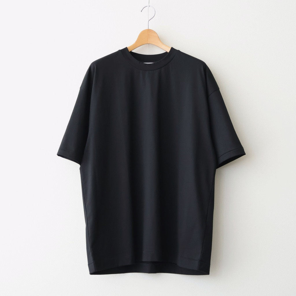 SUVIN 60/2 OVERSIZED T-SHIRT #BLACK [KKAGLM0015]