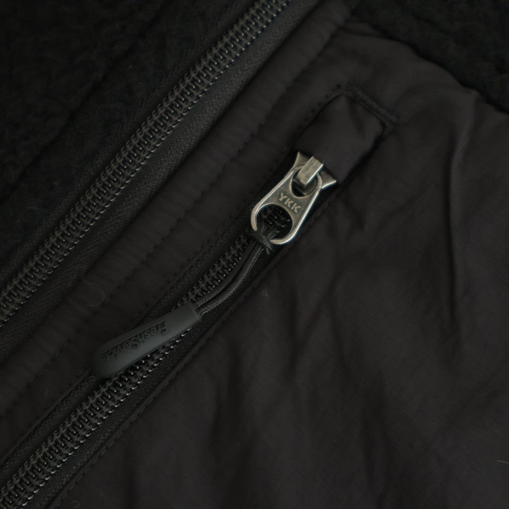 HEAVY FLEECE ZIP-UP JACKET #BLACK [FSC253-30191]