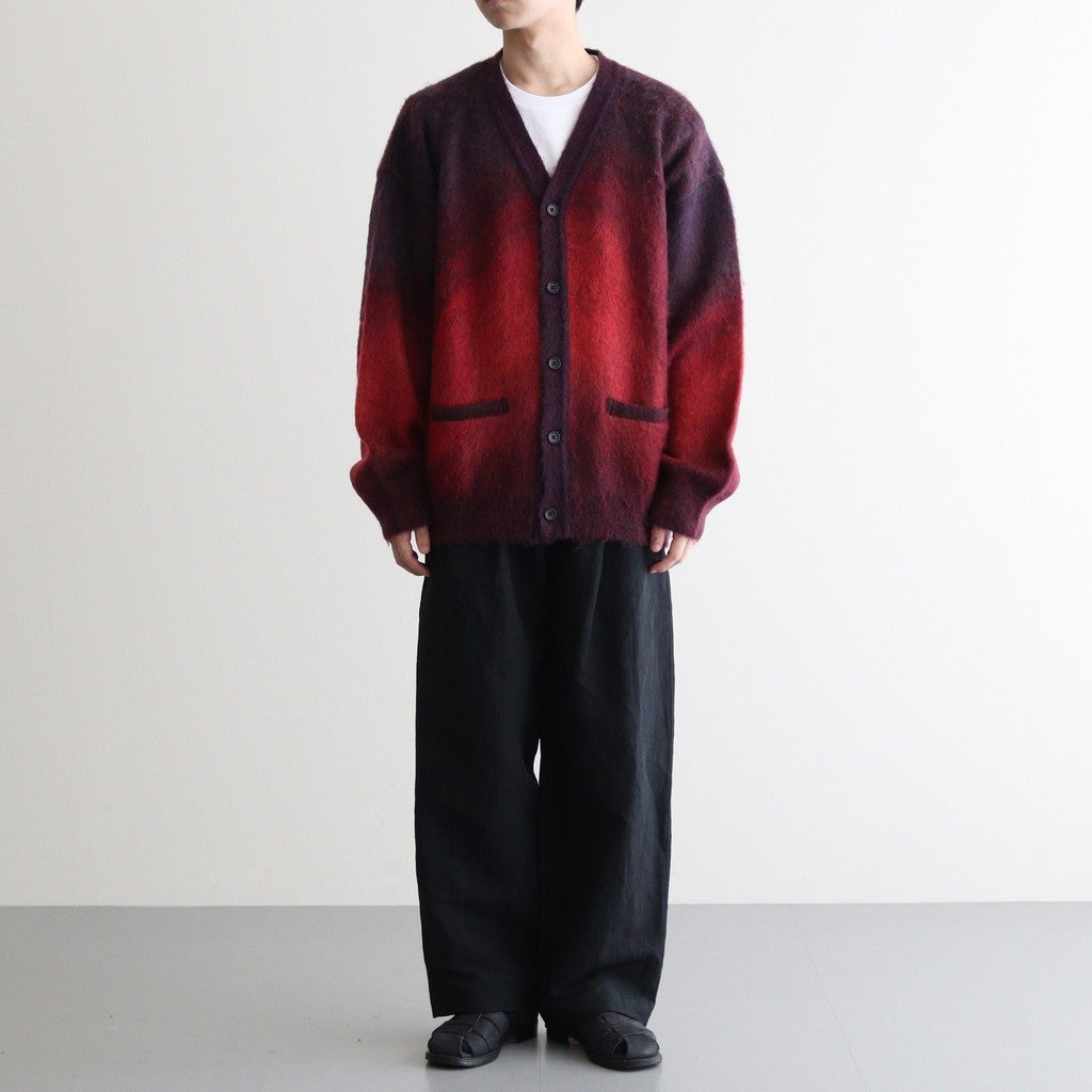 GRADATION MOHAIR CARDIGAN #RED [ST.699]