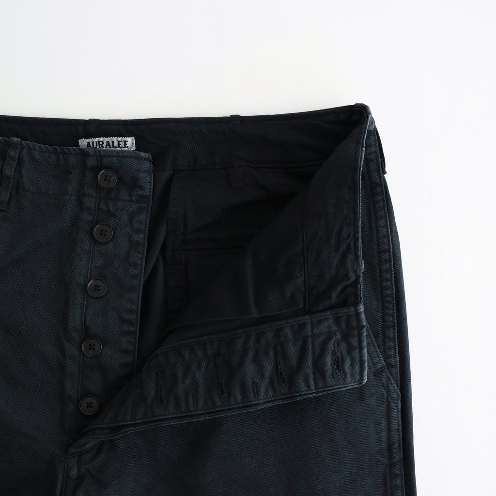 PRODUCT DYED FINX CHINO NARROW PANTS #BLACK [A25AP02CP]