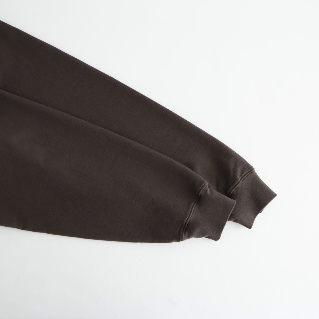 SUPER HIGH GAUGE SWEAT P/O #DARK BROWN [A26AP02CU]