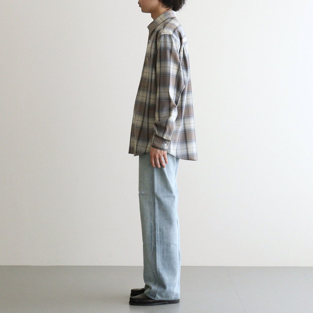 FADED SELVEDGE LIGHT DENIM PANTS #LIGHT INDIGO [A26SP05DE]