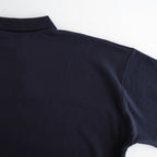 AZUMA Terry Pullover Polo Sweat #NAVY [GU261-70243B]