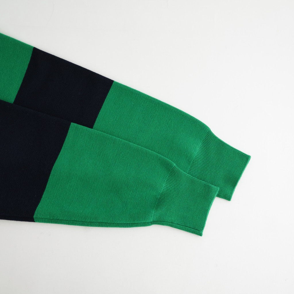 Rugby Shirt #GREEN×NAVY [I26AW-K8]