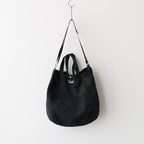 綿ナイロングログラン 2WAYバッグ #BLACK [HO-K292-051]