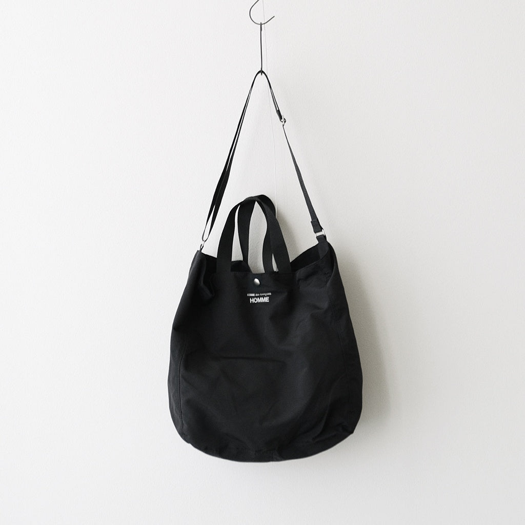 綿ナイロングログラン 2WAYバッグ #BLACK [HO-K292-051]